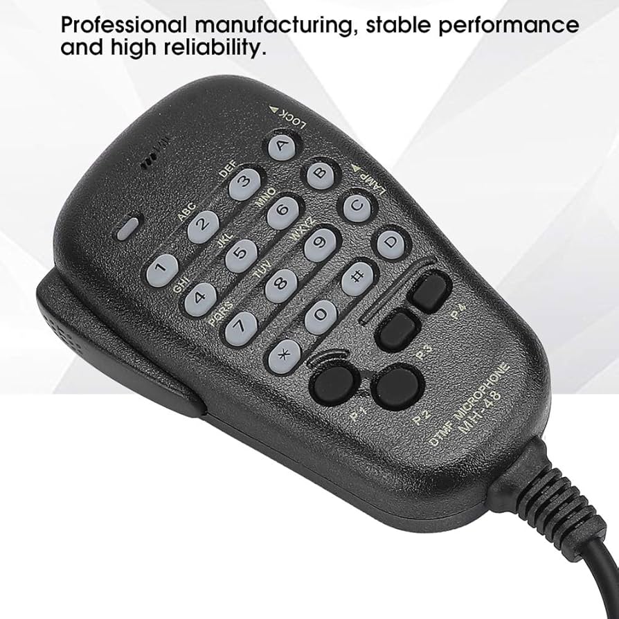 DTMFハンドヘルドマイク MH-48 6ピンスピーカーマイク Amazon | アマチュア無線機 手持ちマイク MH-48 DTMF ハンド